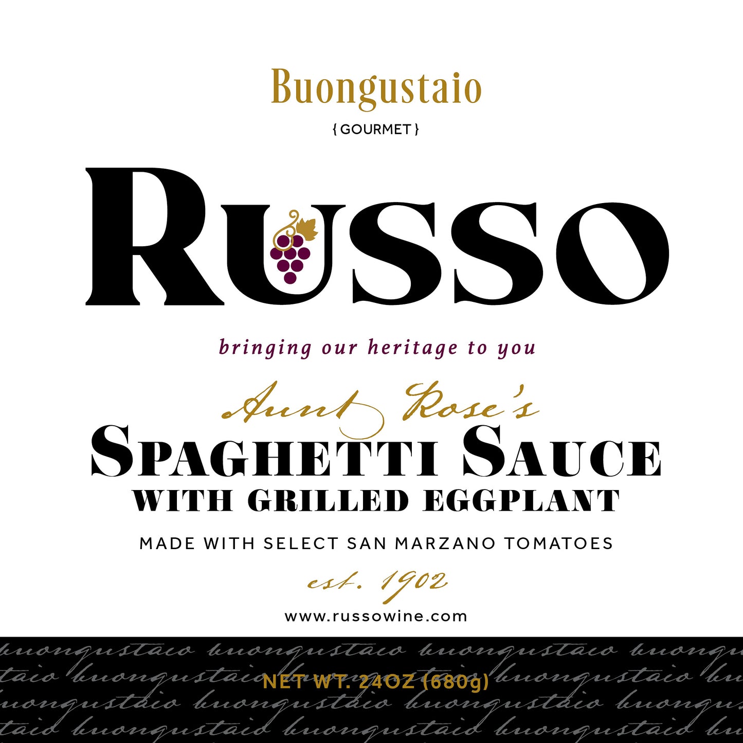 Russo Eggplant Spaghetti Tomato Sauce -24oz