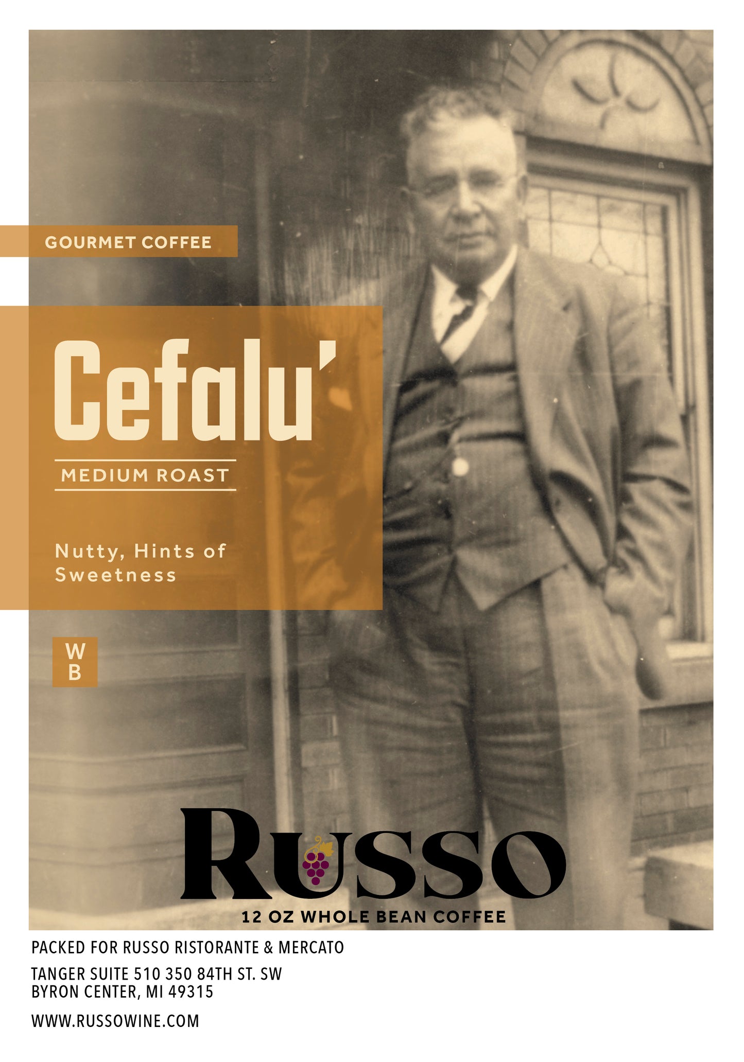 Russo Cefalu Coffee 12oz