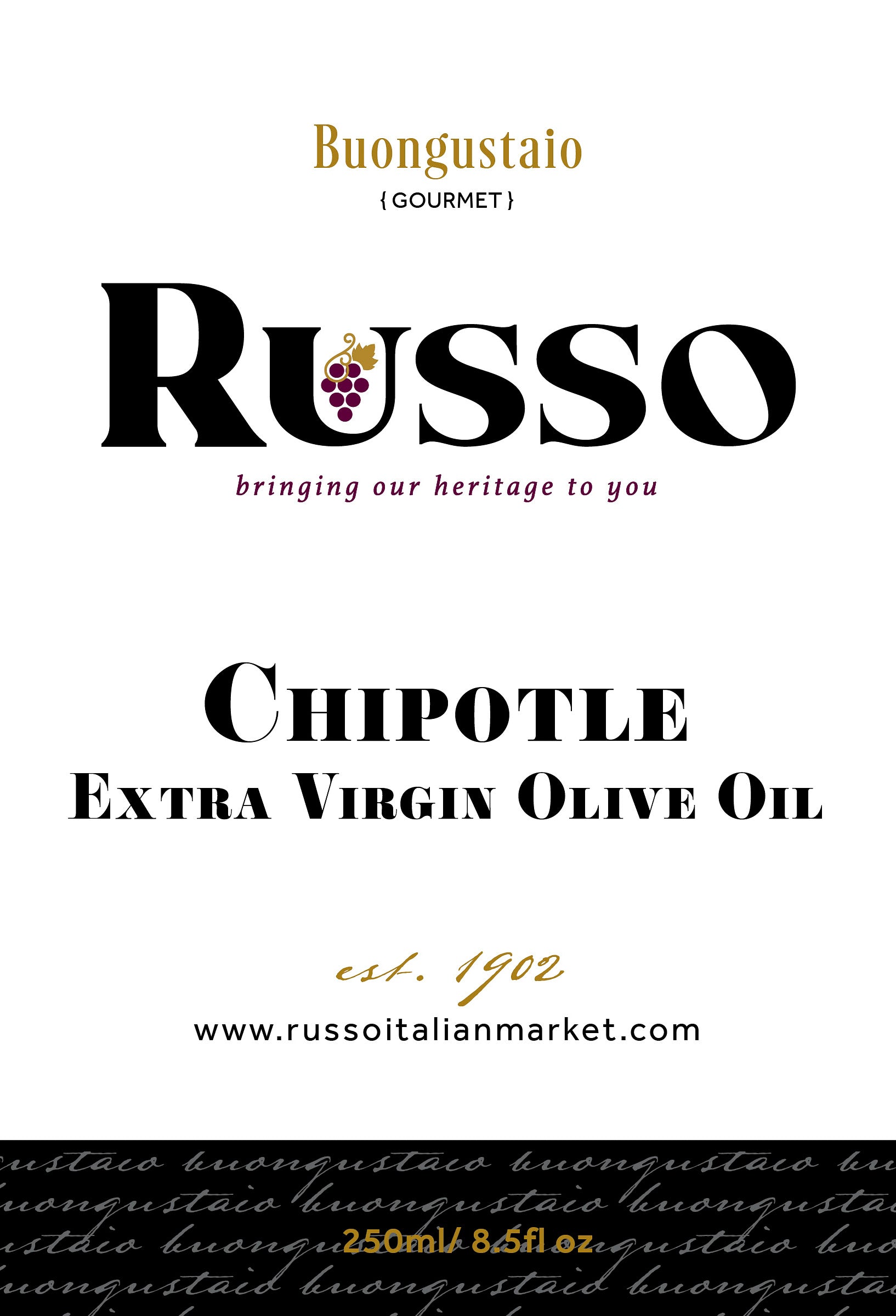 Russo Chipotle Extra Virgin Olive Oil – Russo Italian Restaurant + Market