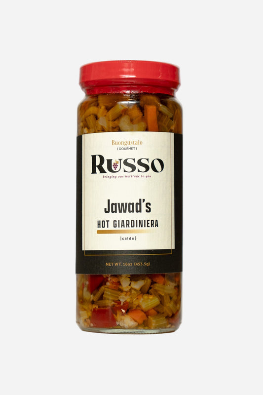 Russo Hot Giardiniera 16oz