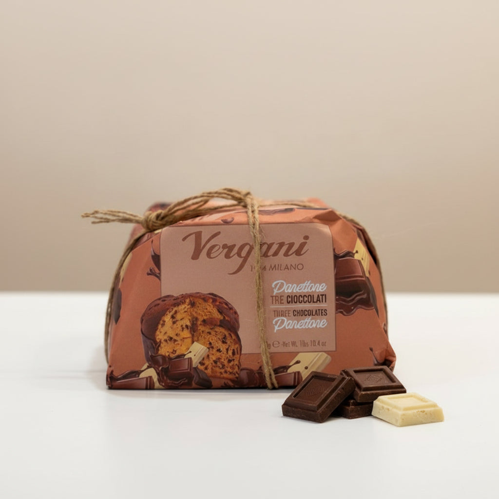 Packaged product with 'Vergani' label on a white surface