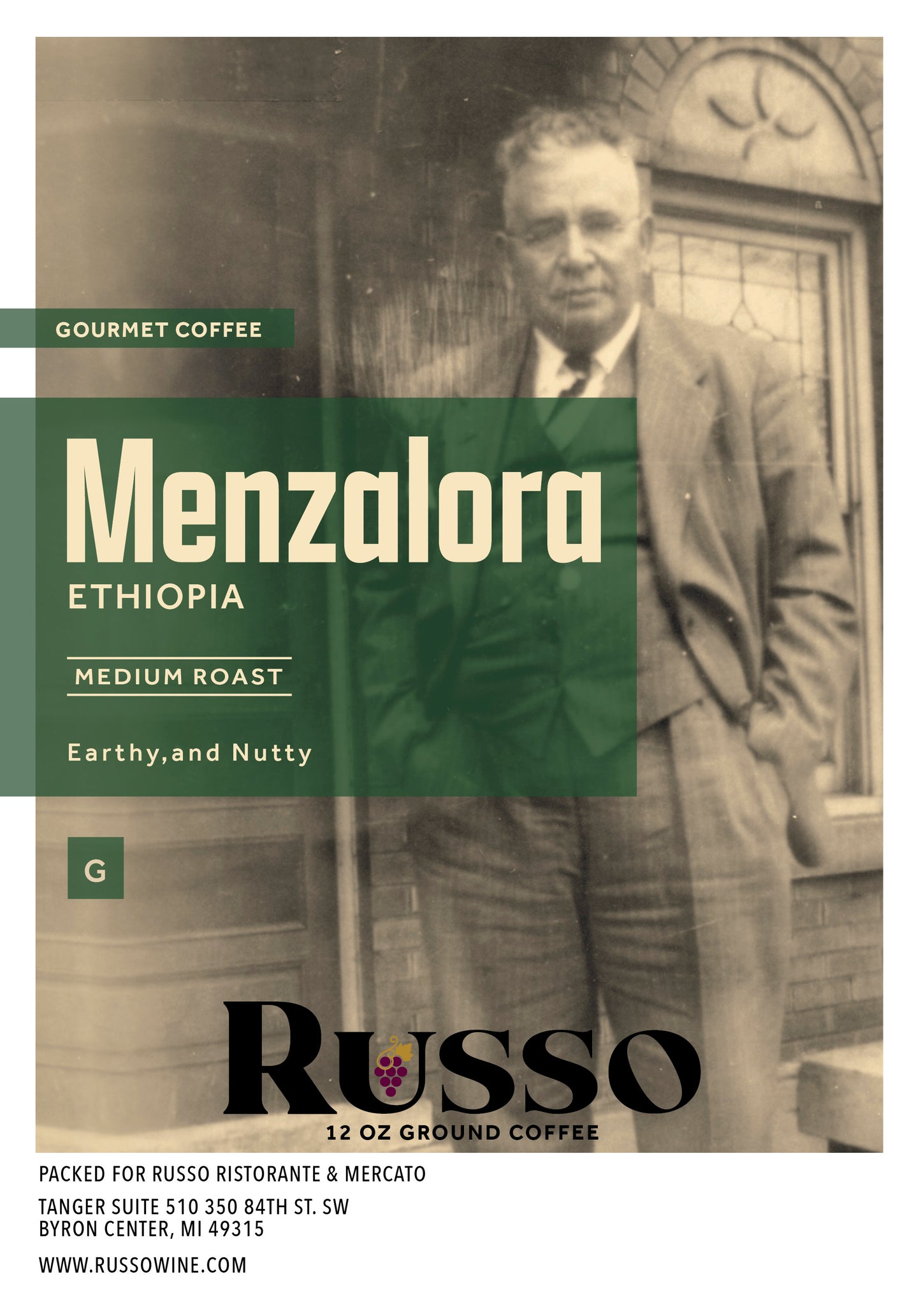 Russo Menzalora Coffee 12oz