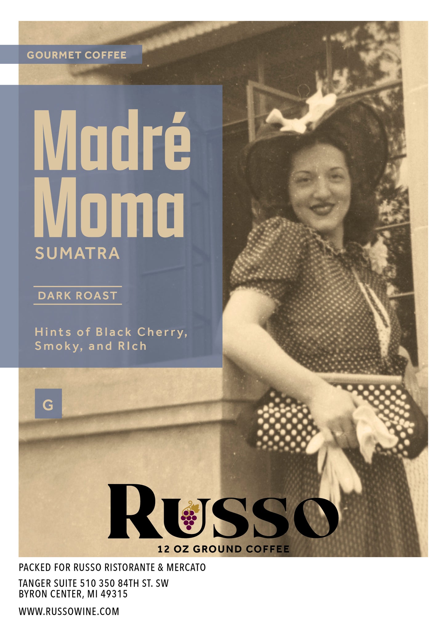 Russo Madre Moma Coffee 12oz