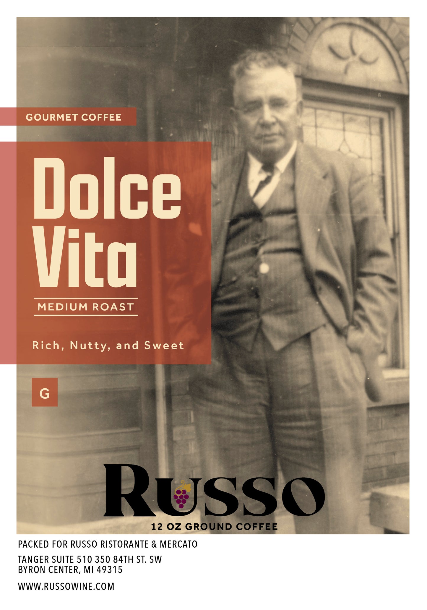 Russo Dolce Vita Coffee 12oz